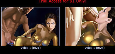 Angelina Jolie giant tits Adult Comics 